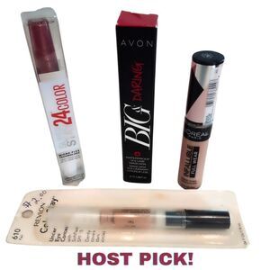 L'OREAL REVLON AVON MAYBELLINE Makeup Eyes Skin‎ Lips Bundle Factory Seal…